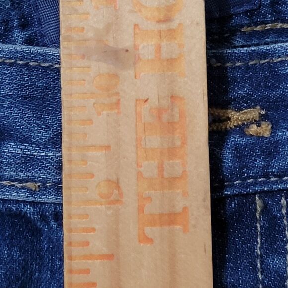 Old Navy Jeans Womens 14 Blue Distressed Wash Straight Mid Rise Jean (31… - Picture 8 of 12